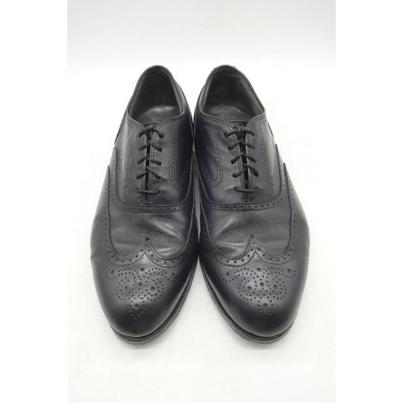 Foot Joy FJ Classics Black Leather Wingtip Oxfords Shoes Men\'s 9.5 EEE / 3 E main image 10